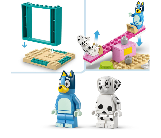 LEGO DUPLO Bluey 11201 Blue i Łatko na placu zabaw - 1331693 - zdjęcie 3